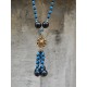 Collier pampille  couleurs
