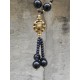 Collier pampille  couleurs