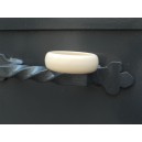 bracelet jonc imitation ivoire