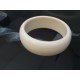 bracelet jonc imitation ivoire