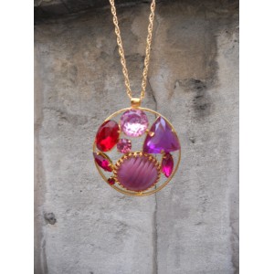 Collier macaron  (3 Pièces)