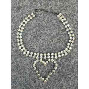 Collier en strass Amour (lot de 5 piéces)