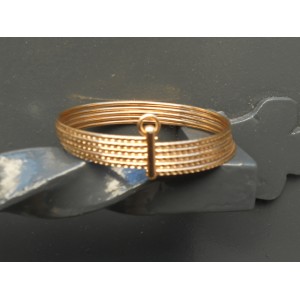 Bracelets joncs 5 rang (4 pièces)